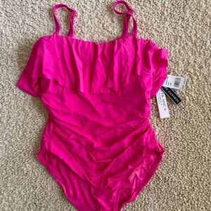 Hot pink La Blanca one piece swimsuit